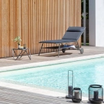 Leżak MIAMI II High BeComfort® Dark Grey LFM5174-8902