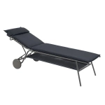 Leżak MIAMI II High BeComfort® Dark Grey LFM5174-8902