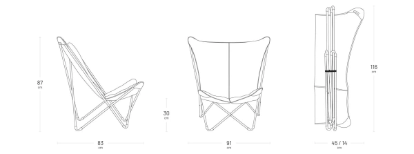 Leżak Lafuma POP UP XL BeComfort® Silver II LFM5183-8901 ostatnia 1szt.