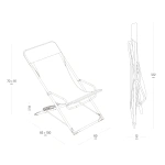 Leżak ogrodowy TRANSASWING Moss LFM5395-9874