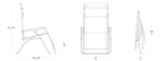 Leżak Lafuma R Clip Batyline® Iso Clementine LFM4020-9949 ostatnia 1szt.