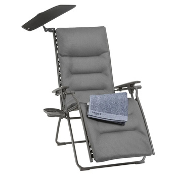 Leżak Lafuma EVOLUTION BeComfort® Ash Grey Zestaw ALL IN ONE LFM5361-9952 ostatnia 1szt.