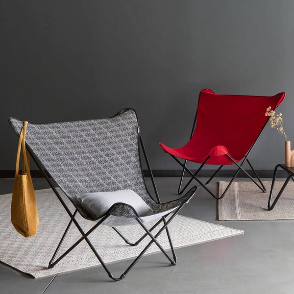 Leżak / Fotel Lafuma POP UP XL  LFM2777 6534  Czerwony / Garance