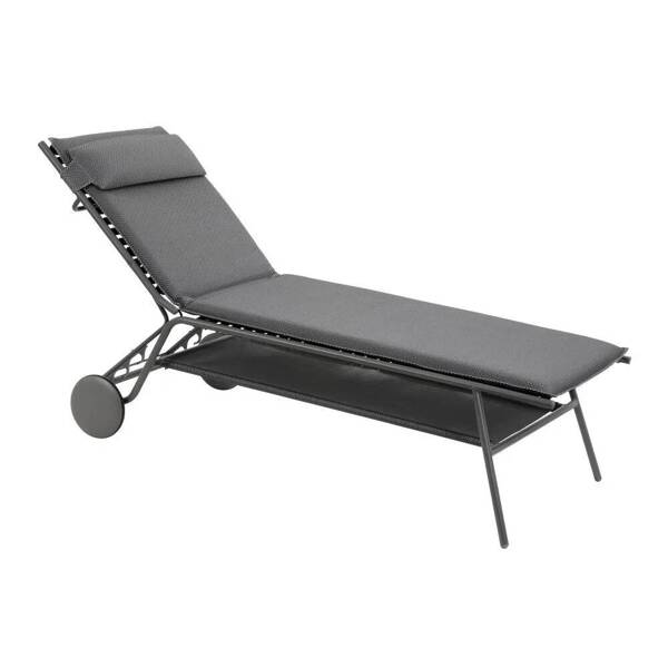 Leżak / Leżanka MIAMI II High BeComfort® Silver LFM5174-8901