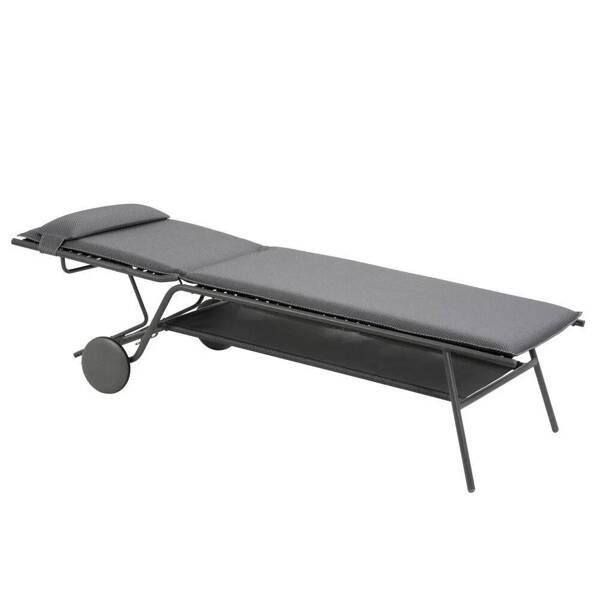 Leżak / Leżanka MIAMI II High BeComfort® Silver LFM5174-8901